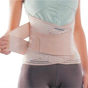 SUPER SACRO LUMBAR SUPPORT WITH BACK PAD 12" 5504